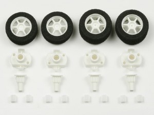 TAMIYA 1/32 迷你四驅車 小徑差速胎框組 (1